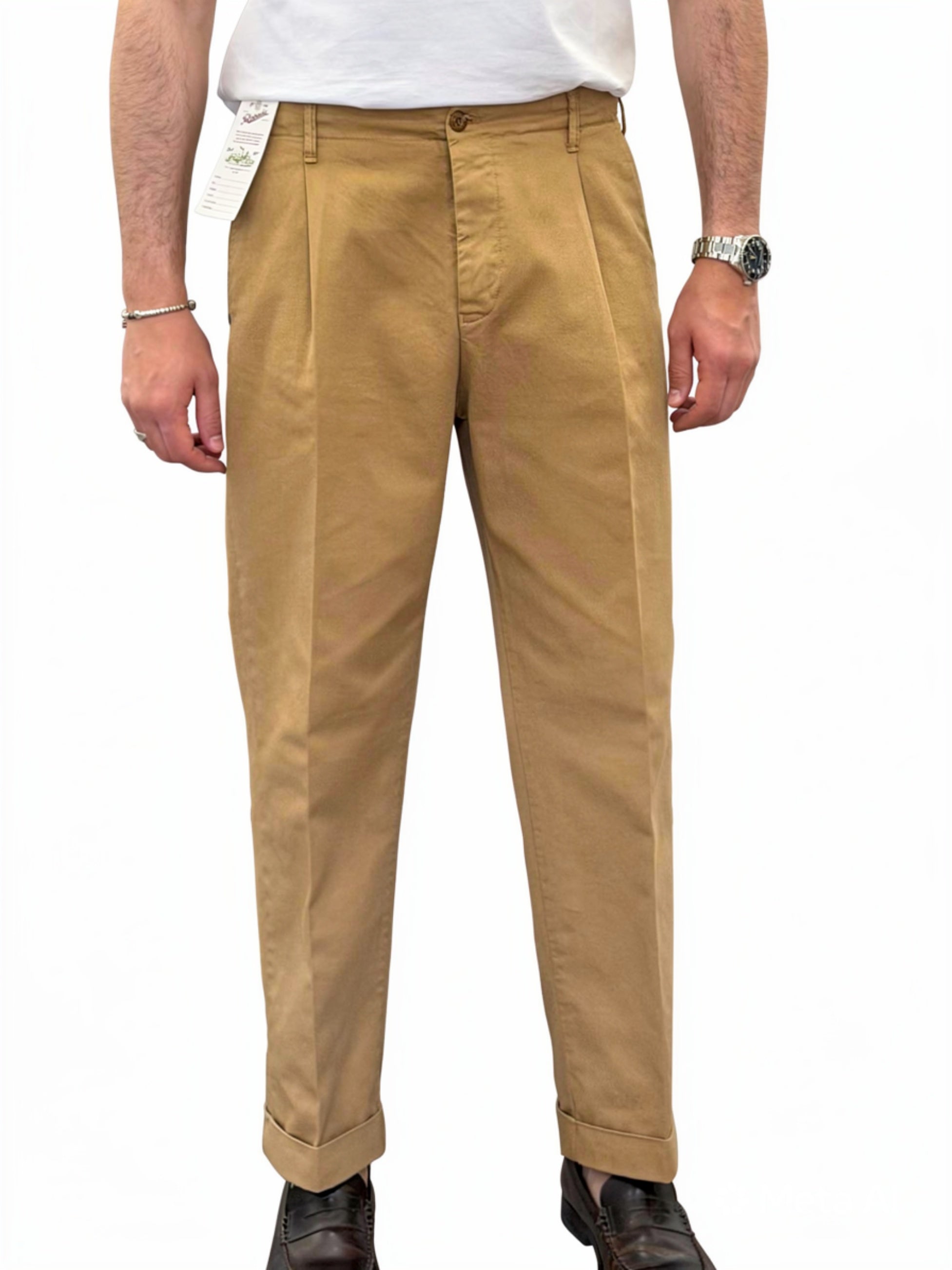 UNIFORM PLEAT CHINO