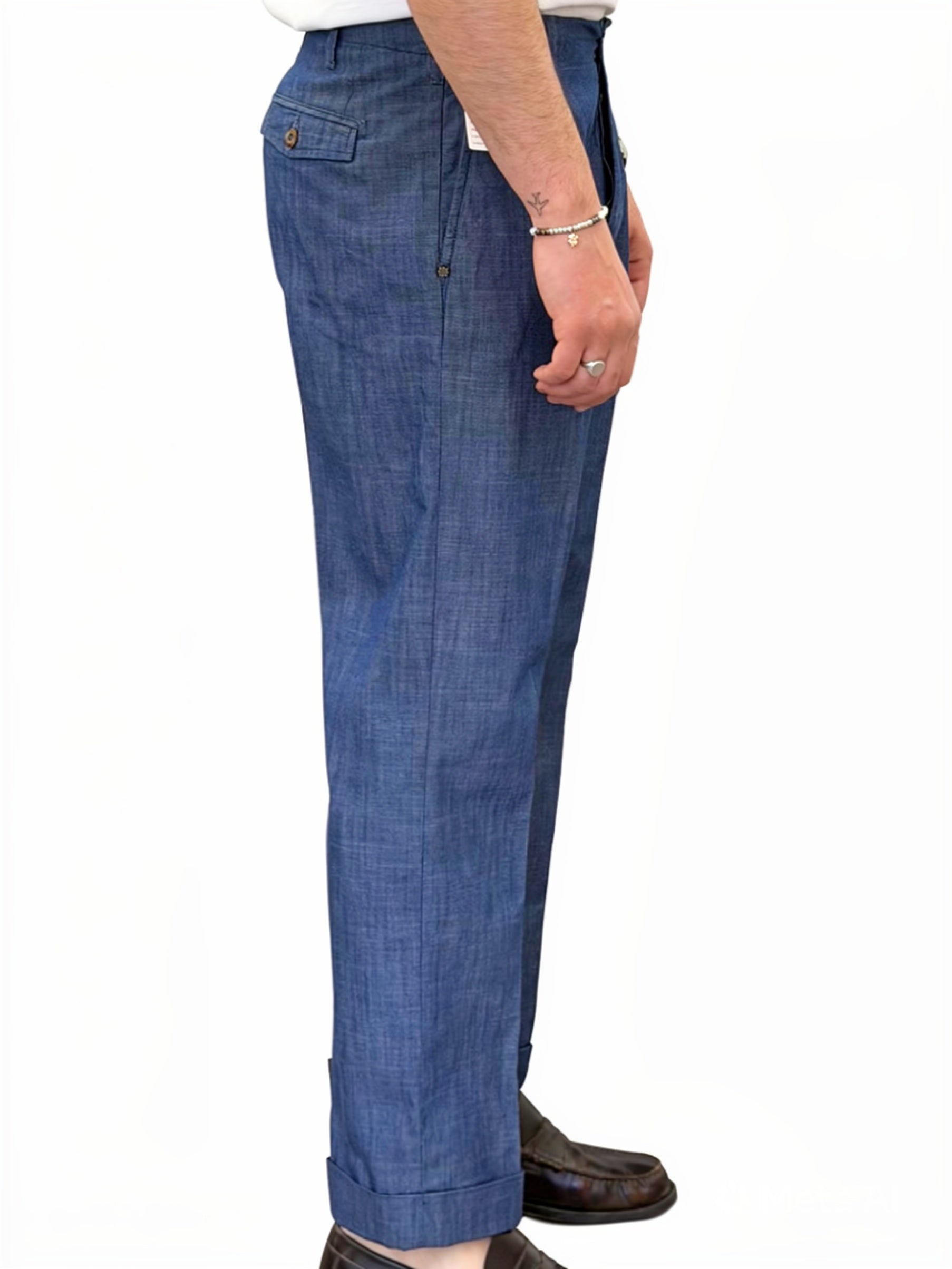 UNIFORM PLEAT CHINO TELACRUDA