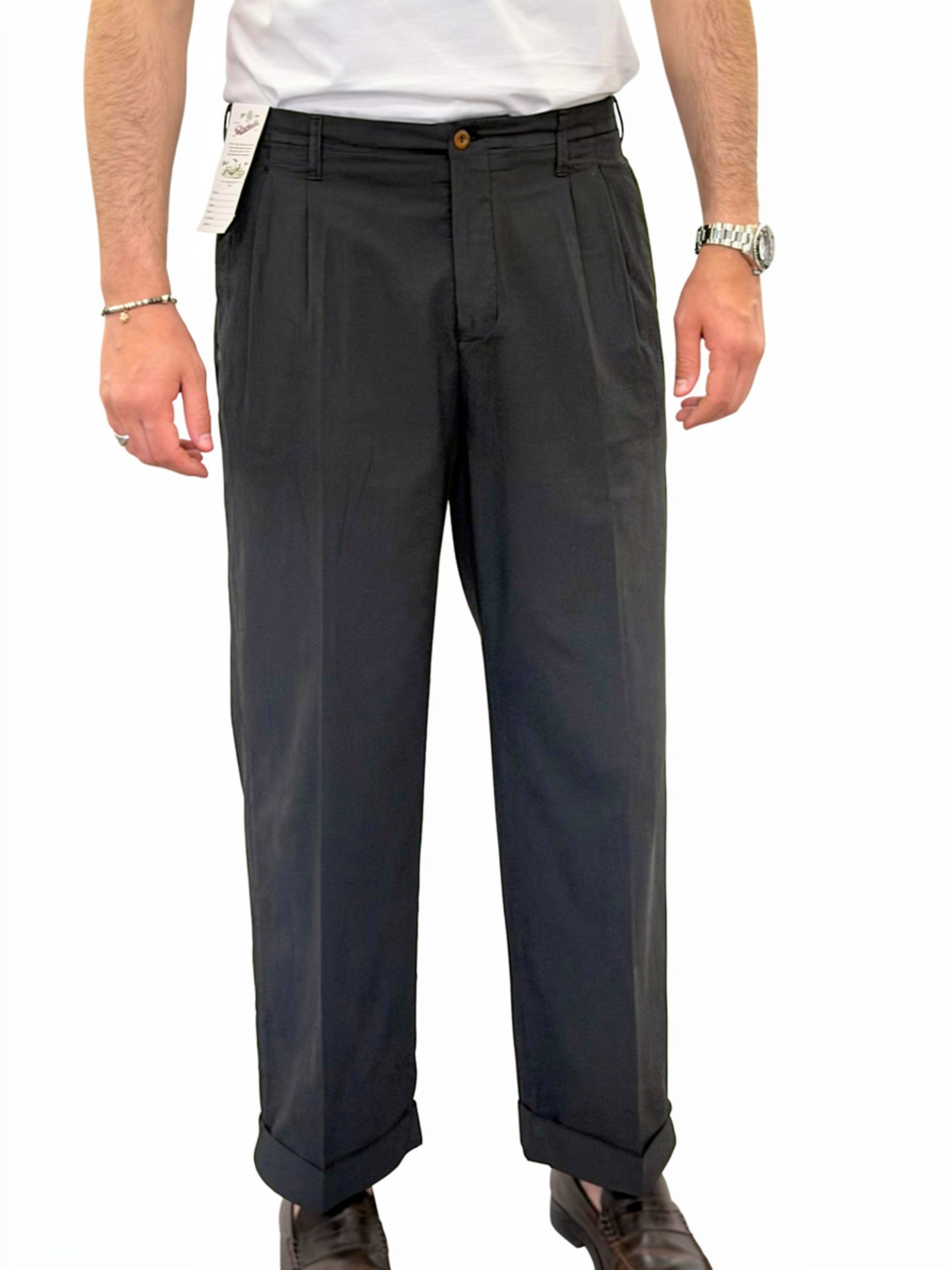 UNIFORM PLEAT CHINO TELACRUDA