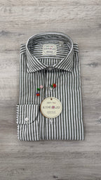 CAMICIA IN COTONE FIAMMATO