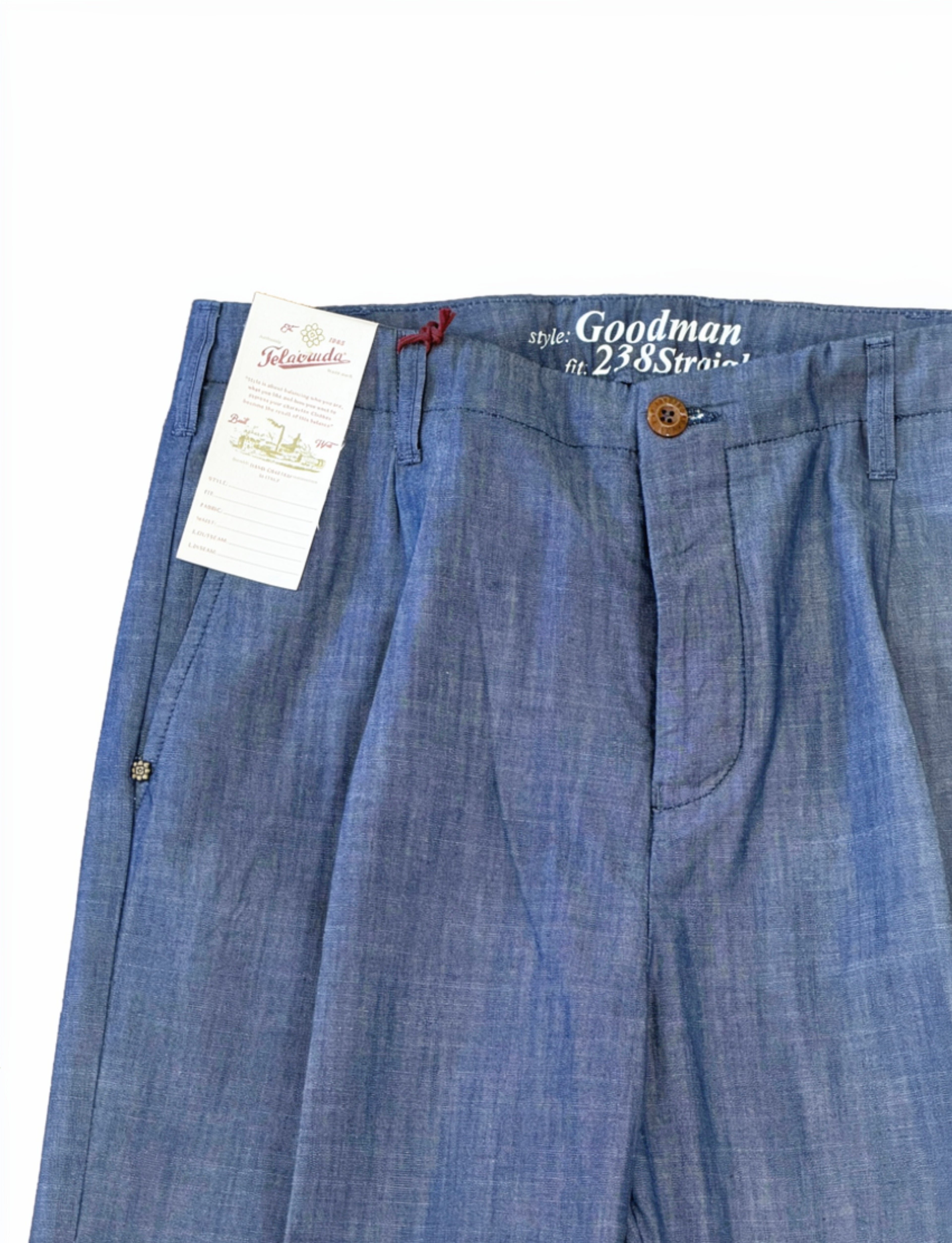 UNIFORM PLEAT CHINO TELACRUDA