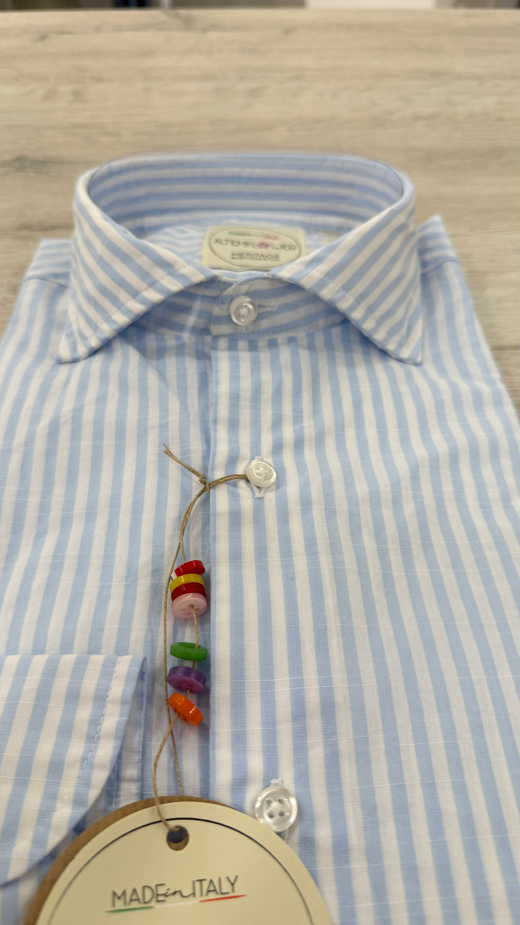 CAMICIA IN COTONE FIAMMATO